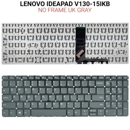 Πληκτρολόγιο Lenovo Ideapad V130-15ikb us no Frame