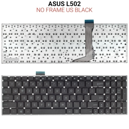 Πληκτρολόγιο Asus L502 no Frame us Black