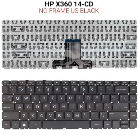 Πληκτρολόγιο hp X360 14-cd no Frame us