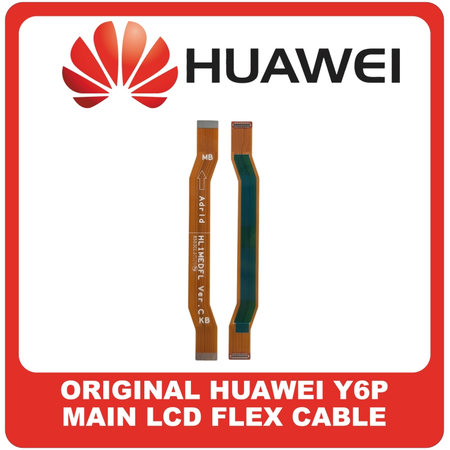 Γνήσια Original Huawei Y6p, HuaweiY6p (MED-LX9, MED-LX9N) Main LCD Flex Cable Καλωδιοταινία Οθόνης 97070XLK (Service Pack By Huawei)