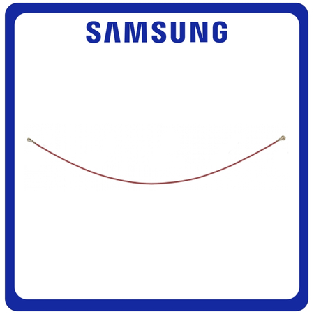Γνήσια Original Samsung Galaxy A33 5G (SM-A336E, SM-A336B) Coaxial Antenna Signal Module Flex Cable Ομοαξονικό Καλώδιο Κεραίας 112mm Red Κόκκινο GH39-02129A (Service By Samsung)