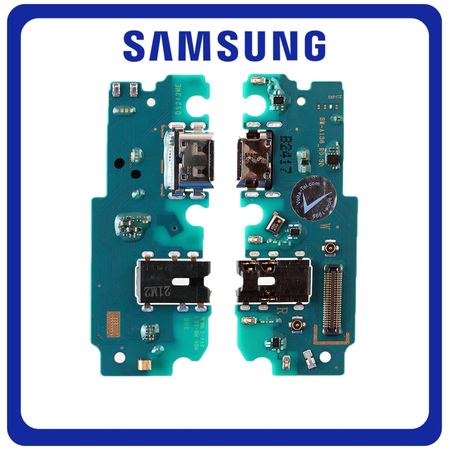 Γνήσια Original Samsung Galaxy A13 5G (SM-A136U, SM-A136U1) USB Type-C Charging Dock Connector Flex Sub Board, Καλωδιοταινία Υπό Πλακέτα Φόρτισης + Microphone Μικρόφωνο + Audio Jack Θύρα Ακουστικών GH96-15201A (Service Pack By Samsung)