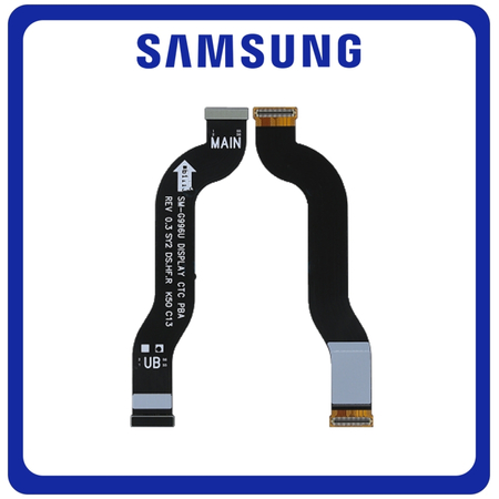Γνήσια Original Samsung Galaxy S21+ 5G, Galaxy S21 Plus 5G (SM-G996B, SM-G996B/DS) LCD Flex Cable Καλωδιοταινία Οθόνης GH82-28164A GH59-15422A (Service Pack By Samsung)