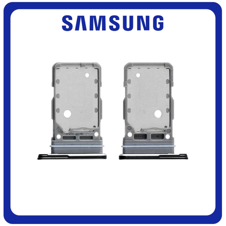 Γνήσια Original Samsung Galaxy S21 5G (SM-G991B, SM-G991B/DS) Sim Card Tray Dual Sim Υποδοχέας Θήκης Κάρτας Sim Phantom Gray Μαύρο GH98-46193A (Service Pack By Samsung)