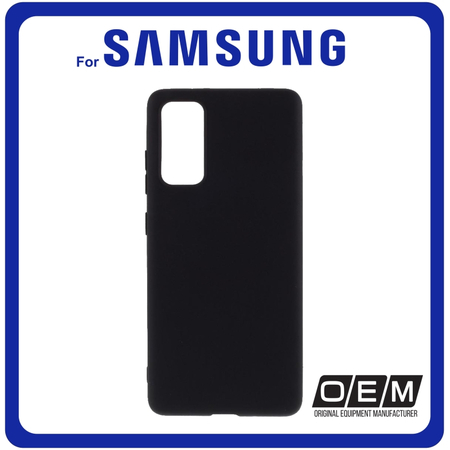 Θήκη Πλάτης - Back Cover, Silicone Σιλικόνη Black Μαύρο Matt TPU for Samsung S20 FE/S20 FE 5G