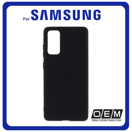 Θήκη Πλάτης - Back Cover, Silicone Σιλικόνη Black Μαύρο Matt TPU for Samsung S20 Plus/S20 Plus 5G