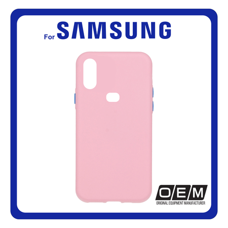 Θήκη Πλάτης - Back Cover, Silicone Σιλικόνη Solid TPU Pink Ροζ For Samsung A10S