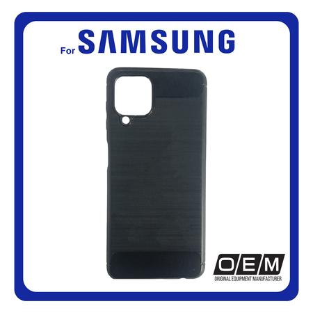 Θήκη Πλάτης - Back Cover, Silicone Σιλικόνη Carbon TPU Black Μαύρο For Samsung A22 4G/M22 4G