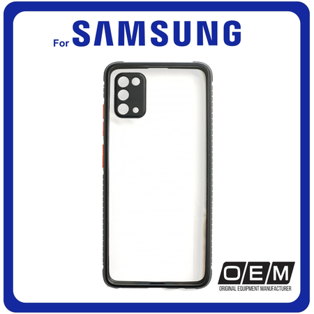 Θήκη Πλάτης - Back Cover, Silicone Σιλικόνη Black Μαύρο Defender Hybrid for Samsung S20