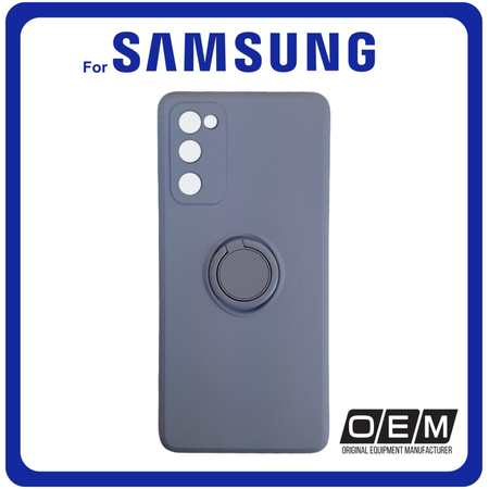 Θήκη Πλάτης - Back Cover, Silicone Σιλικόνη Finger Grip TPU Purple Μωβ for Samsung S20 FE/S20 FE 5G