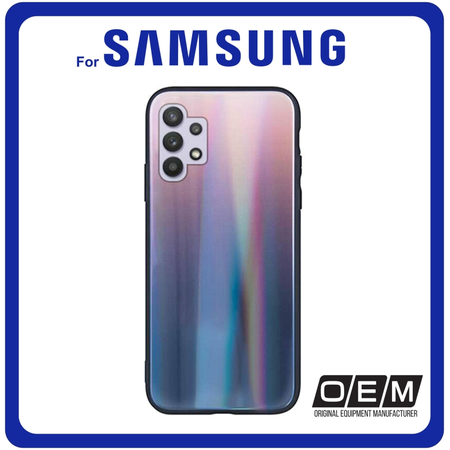Θήκη Πλάτης - Back Cover, Silicone Σιλικόνη Aurora TPU Brown-Black For Samsung A32 4G
