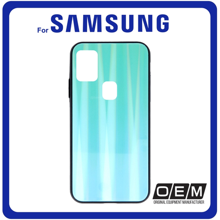 Θήκη Πλάτης - Back Cover, Silicone Σιλικόνη TPU Aurora Green Πράσινο For Samsung A21S​