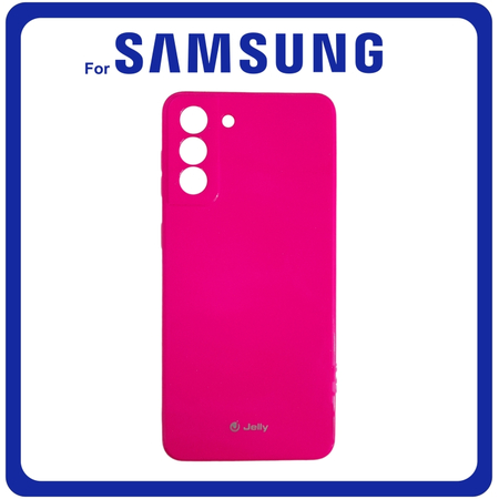 Jelly Θήκη Πλάτης - Back Cover, Silicone Σιλικόνη TPU Pink Ροζ For Samsung S21 Plus 5G