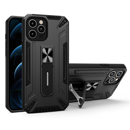 Θήκη Πλάτης - Back Cover, Silicone Σιλικόνη Shock Armor Hybrid TPU Black Μαύρο For Samsung A42 5G