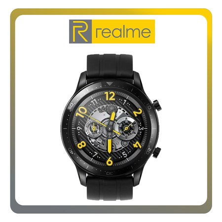 Γνήσια Original Realme Watch S Pro Stainless Steel 46mm, Smartwatch Ρολόι Black Μαύρο 57983103856 (Blister Pack By Realme)