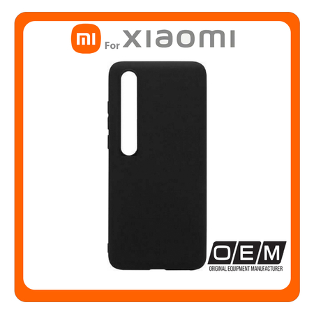 Θήκη Πλάτης - Back Cover, Silicone Σιλικόνη Matt TPU Black Μαύρο For Xiaomi Mi 10 5G/Mi 10 Pro