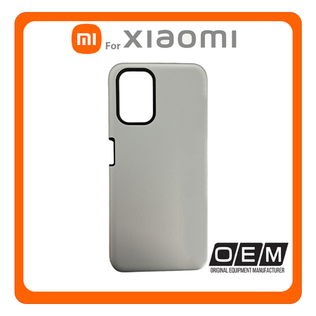 Θήκη Πλάτης - Back Cover, Silicone Σιλικόνη Defender Smooth TPU Silver Ασημί For Xiaomi Redmi Note 10 4G/10S