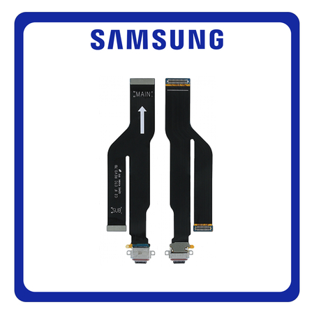 Γνήσια Original Samsung Galaxy S20 Ultra 5G (SM-G988, SM-G988U), S20 Ultra 4G (SM-G988B/DS) USB Type-C Charging Dock Connector Flex Sub Board, Υπό Πλακέτα Φόρτισης + Main LCD Flex Cable Καλωδιοταινία Οθόνης GH59-15301A (Service Pack By Samsung)