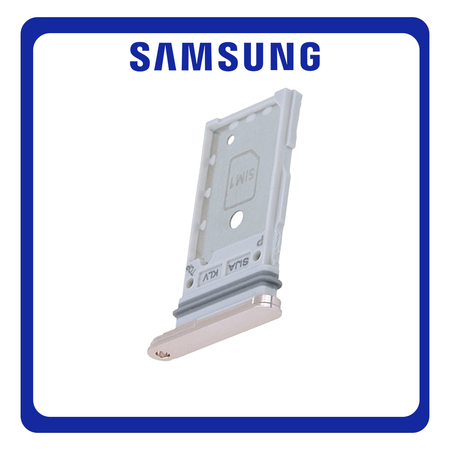 Γνήσια Original Samsung Galaxy S22 5G (SM-S901B), S22+ 5G, S22 Plus 5G (SM-S906B) Sim Card Tray Dual Sim Υποδοχέας Θήκης Κάρτας Sim Pink Gold GH98-47086D (Service Pack By Samsung)