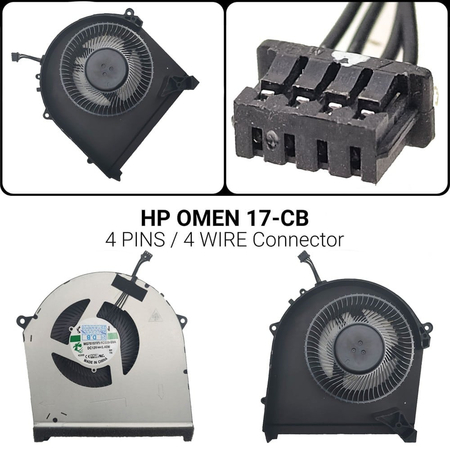 Ανεμιστήρας για hp Omen 17-cb for gpu