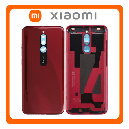 HQ OEM Συμβατό Για Xiaomi Redmi 8, Redmi8 (M1908C3IC, MZB8255IN, M1908C3IG, M1908C3IH) Rear Back Battery Cover Πίσω Κάλυμμα Καπάκι Πλάτη Μπαταρίας Ruby Red Κόκκινο (Grade AAA+++)