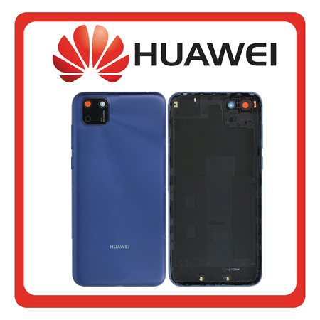 HQ OEM Συμβατό Για Huawei Y5p, Huawei Y5P (DRA-LX9) Rear Back Battery Cover Πίσω Κάλυμμα Καπάκι Πλάτη Μπαταρίας Phantom Blue Μπλε (Grade AAA+++)