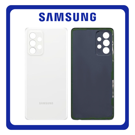 HQ OEM Συμβατό Για Samsung Galaxy A52 (SM-A525F, SM-A525F/DS) Rear Back Battery Cover Πίσω Κάλυμμα Καπάκι Πλάτη Μπαταρίας Awesome White Άσπρο (Grade AAA+++)