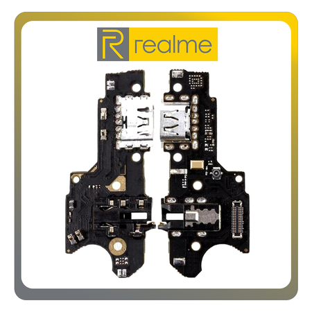 HQ OEM Συμβατό Για Realme C11 (RMX2185) MicroUSB Charging Dock Connector Flex Sub Board, Καλωδιοταινία Υπό Πλακέτα Φόρτισης + Microphone Μικρόφωνο + Audio Jack Θύρα Ακουστικών (Grade AAA+++)