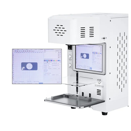 TBK-958F Mini 20W Μηχάνημα Αφαίρεσης Γυαλιού με Λέιζερ Fiber Laser Glass Removal Machine