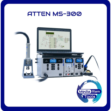 ATTEN MS-300 Lead-free Anti-static 3-in-1 Soldering Station