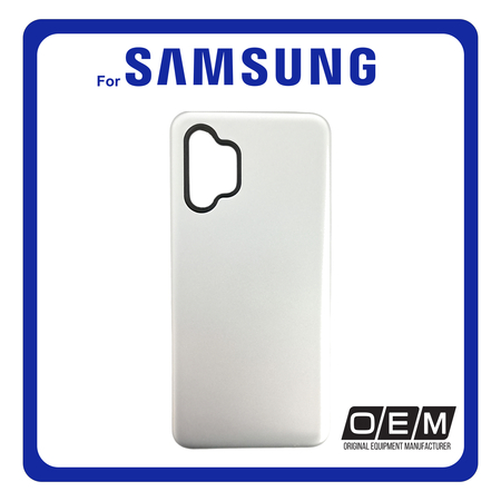 Θήκη Πλάτης - Back Cover, Silicone Σιλικόνη Defender Smooth TPU Silver Ασημί For Samsung A32 4G