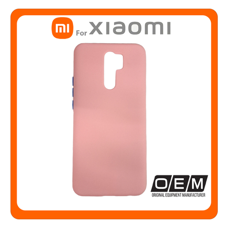 Θήκη Πλάτης - Back Cover, Silicone Σιλικόνη Solid TPU Light Pink Ροζ For Xiaomi Redmi 9