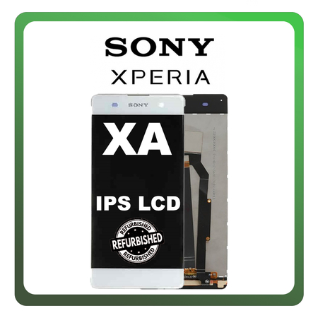 New Refurbished Sony Xperia XA (F3111, F3113, F3115) IPS LCD Display Screen Assembly Οθόνη + Touch Screen Digitizer Μηχανισμός Αφής White Άσπρο