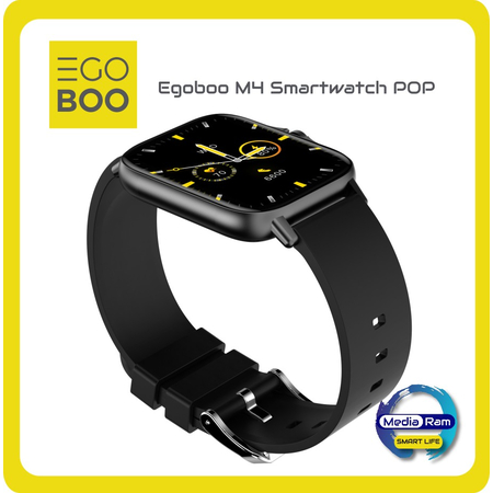 Egoboo M4 Smartwatch POP – Μαύρο