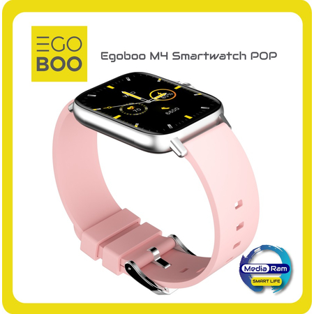 Egoboo M4 Smartwatch POP – Ροζ
