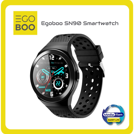 Egoboo SN90 Smartwatch Just Talk – Μαύρο