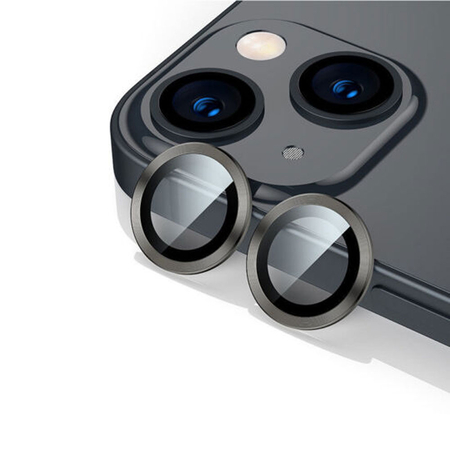 Camera Lens Tempered Glass Detech, για Iphone 12 / 12 Mini, Μαυρο - 52708