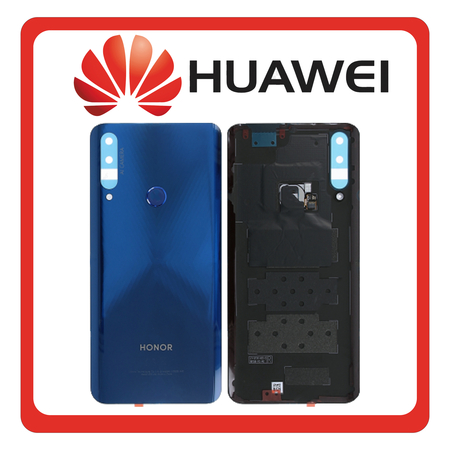Γνήσια Original Huawei Honor 9X (STK-LX1) Rear Back Battery Cover Πίσω Κάλυμμα Καπάκι Πλάτη Μπαταρίας Sapphire Blue Μπλε 02353HAG (Service Pack By Huawei)