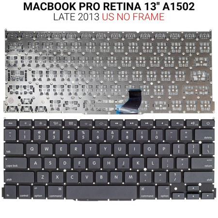 Πληκτρολόγιο Macbook pro Retina 13'' A1502 2013 us