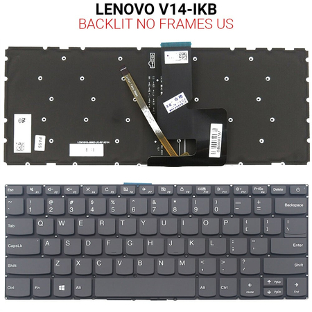Πληκτρολόγιο Lenovo v14-ikb With Backlit no Frame us