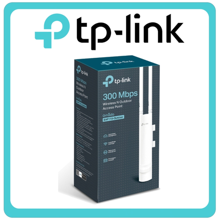 TP-LINK EAP110-Outdoor v3 Access Point Wi‑Fi 4 Single Band (2.4GHz) για Εξωτερική τοποθέτηση