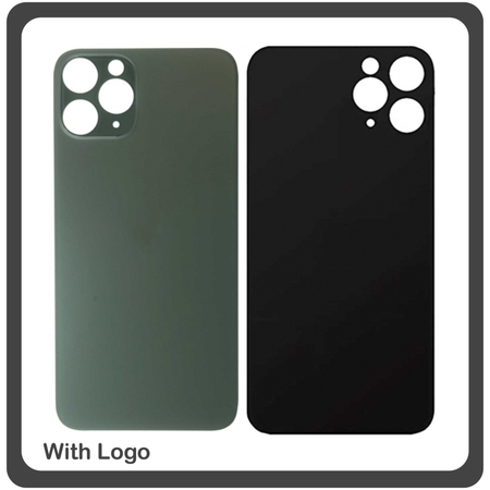 OEM HQ for Apple Iphone 11 Pro Max, Iphone11 Pro Max (A2218, A2161, A2220) Rear Back Battery Cover with Camera Big Hole Πίσω Κάλυμμα Πλάτη Καπάκι Μπαταρίας Green Πράσινο (Premium A+)