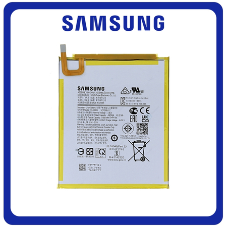 Γνήσια Original Samsung Galaxy Tab A7 Lite (SM-T225, SM-T220, SM-T225N), SCUD-HQ-3565S Battery Μπαταρία Li-Ion 5100 mAh GH81-20631A (Service Pack By Samsung)