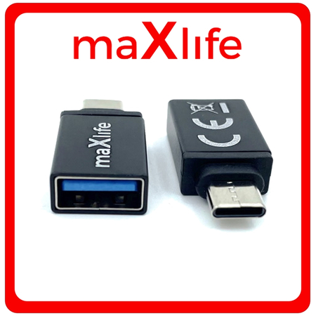 Maxlife Αντάπτορας-Μετατροπέας USB-C Female σε USB-A Μale