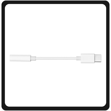 OEM Αντάπτορας-Μετατροπέας USB Type-C Male Σε 3.5mm Female White Άσπρο