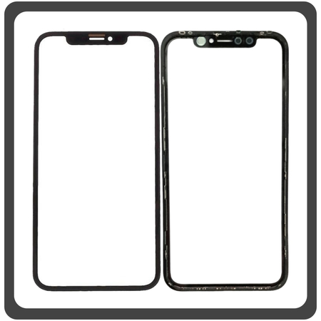 HQ OEM Συμβατό Για Apple iPhone XR, iPhoneXR (A2105, A1984) Aftermarket Front Glass For Refurbished Μπροστινό Τζαμάκι Για Ανακατασκευή Black Μαύρο (Grade AAA+++)