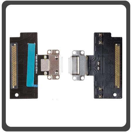 HQ OEM Συμβατό Με Apple iPad Air (2019) (A2153, A2123, A2154) Charging Dock Connector Lightning Flex Καλωδιοταινία Κονέκτορας Φόρτισης White Άσπρο (Premium A+​)
