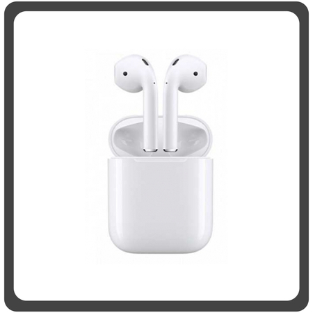 Γνήσιο Original Apple Airpods 2 Bluetooth Stereo Headphones With Charging Case Handsfree Ασύρματα Ακουστικά Με Θήκη MV7N2ZM/TY White Άσπρο (Service Pack by Apple)