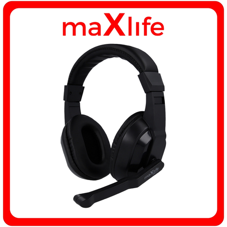 Maxlife MXHH-01 Over Ear Gaming Headset Με Σύνδεση 2x3.5mm 1,5m