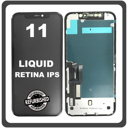 iPhone 11 (A2221, A2111) Liquid Retina IPS LCD Οθόνη + Touch Screen Digitizer Black (Ref By Apple)